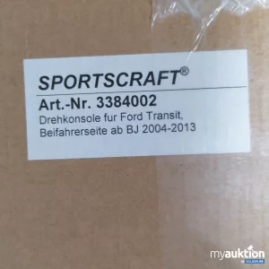 Auktion Sportscraft Drehkonsole für Ford Transit 