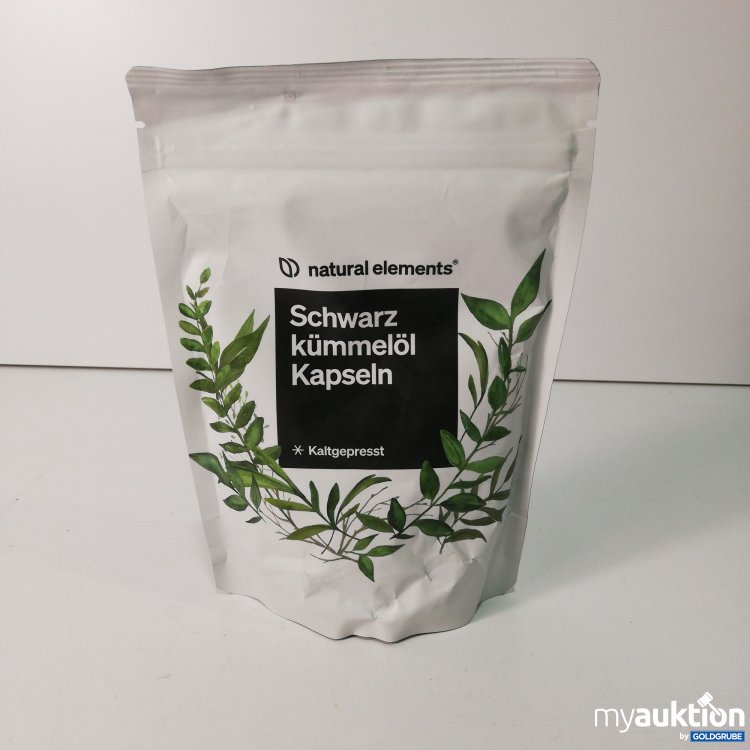 Artikel Nr. 787821: Natural Elements Schwarz kümmelöl 400 Kapseln 