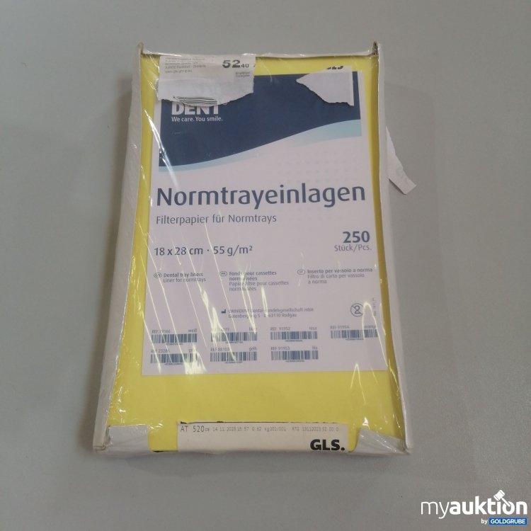 Artikel Nr. 514822: Omni Dent Normtrayeinlagen Filterpapier 250 Stück 