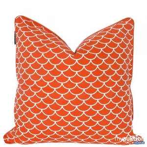 Artikel Nr. 382822: Kissenhülle aus Baumwolle mit geometrischem Muster, Mermaid orange