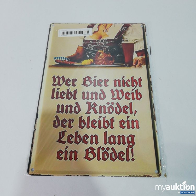 Artikel Nr. 789823: Blechschild 20x30cm