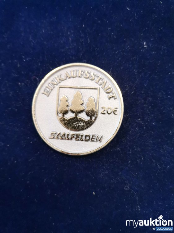 Artikel Nr. 780825: 20 € Einkaufstadt Saalfelden Münze 