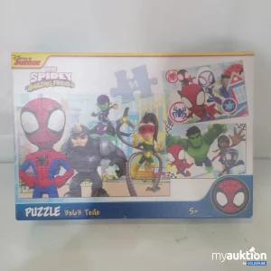 Auktion Disney Junior Marvel Spudey Puzzle 3x63stk 