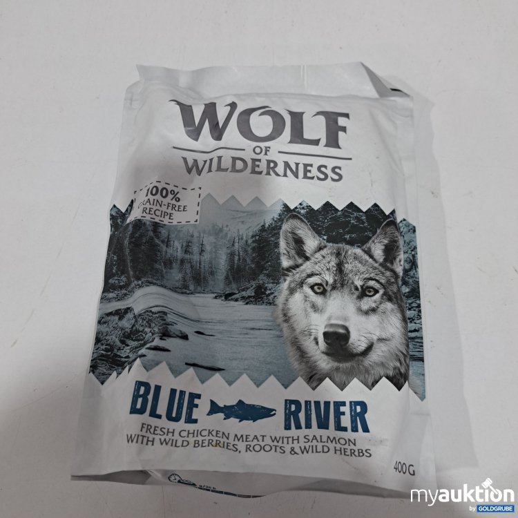 Artikel Nr. 796830: Wolf of Wilderness Hundefutter chicken meat with salmon 400g