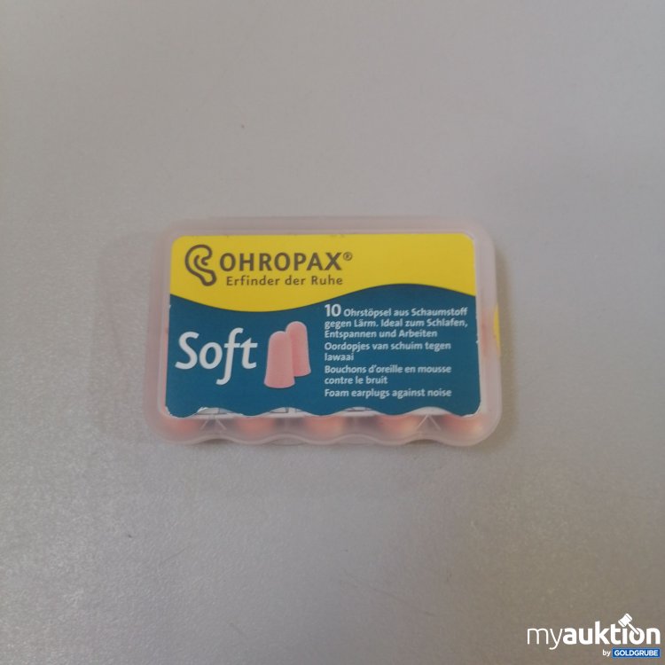 Artikel Nr. 761832: Ohropax Soft 10 Ohrstöpsel 