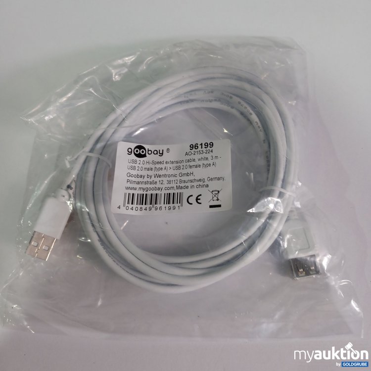 Artikel Nr. 778833: Goobay USB Kabel 3m