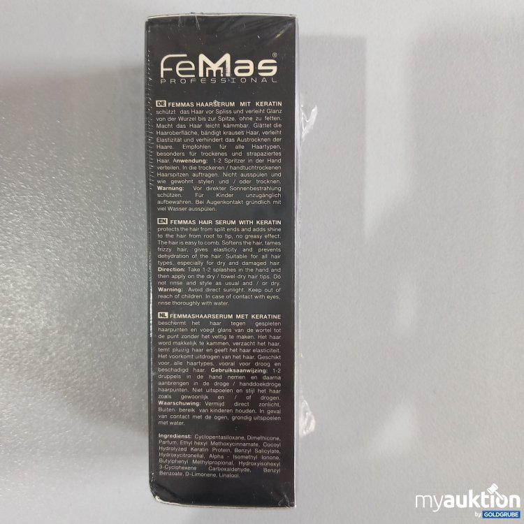 Artikel Nr. 750834: Femas professionals Haarserum Anti Frizz