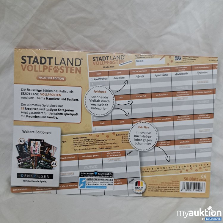 Artikel Nr. 815835 Artikel Nr. 815835: Stadt Land Vollpfosten, Haustier Edition