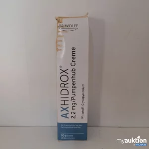 Auktion Dr. Wolff  AXHIDROX  2,2mg/ Pumpenhub Creme 50g