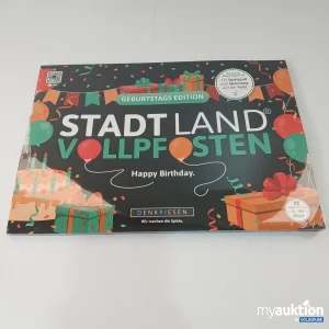 Auktion Stadt Land Vollpfosten Geburtstags Edition 