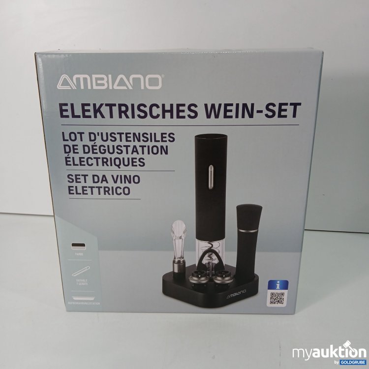 Artikel Nr. 389838: Ambiano Elektrisches Wein-Set