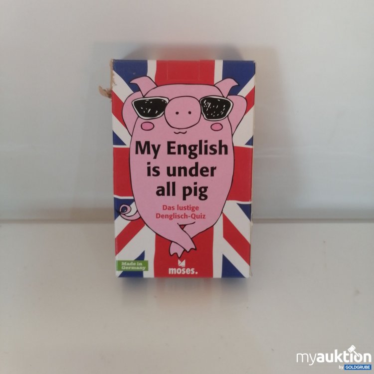 Artikel Nr. 751838: Moses My English is under all pig