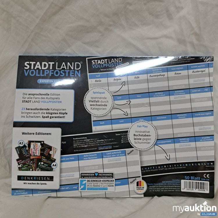 Artikel Nr. 815841 Artikel Nr. 815841: Stadt Land Vollpfosten, Experten Edition