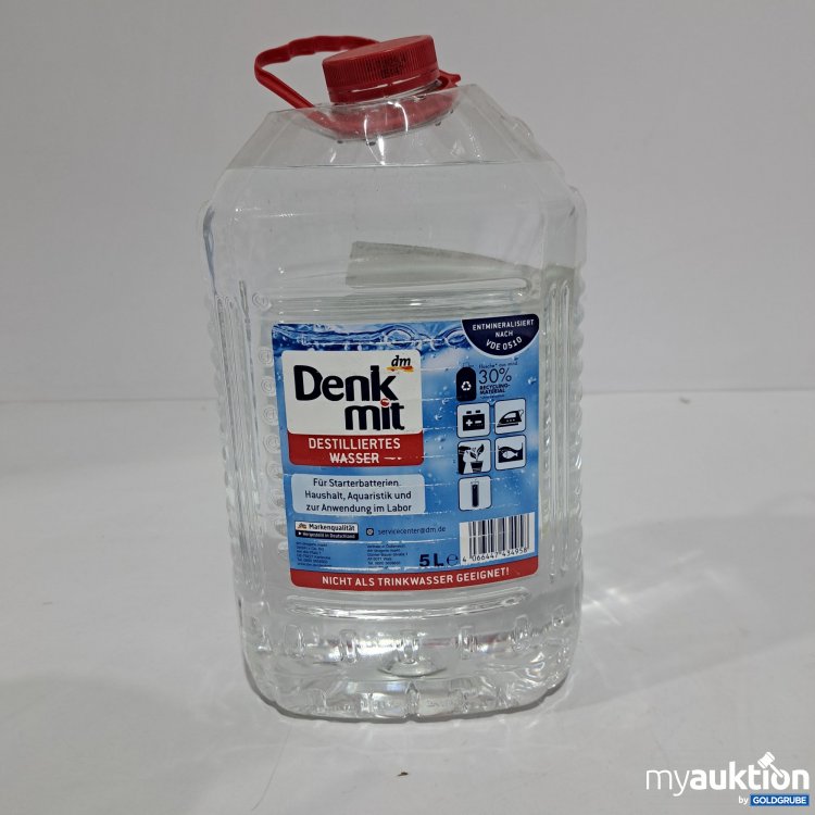 Artikel Nr. 792842: Denk mit Destilliertes Wasser 5L