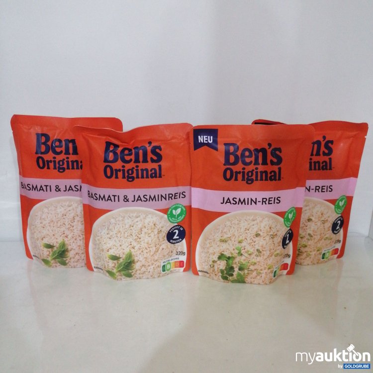 Artikel Nr. 749843: Ben's Original 2xBasmati&Jasminreis und 2x Jasminreis  220g 