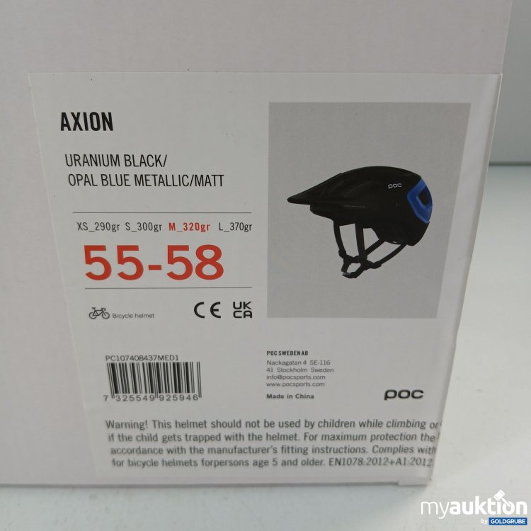 Artikel Nr. 800844: Poc Axion Fahrradhelm 55-58