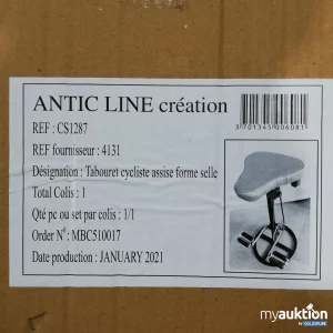 Auktion Antic Line Creation Hocker Braun 42x74x33cm