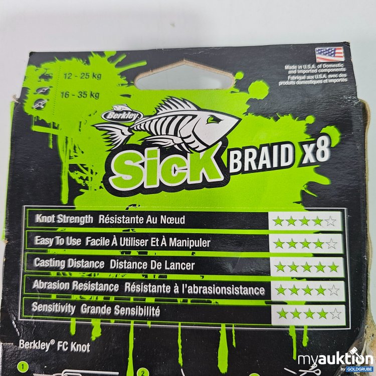 Artikel Nr. 385847: Berkley Smooth and Strong Sick Braid x8