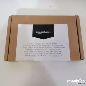 Auktion AmazonBasics3 teiliges faltbares Innensechskantschlüssel set 