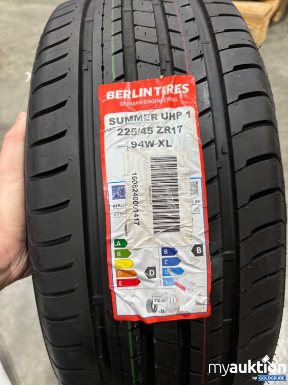 Artikel Nr. 435853: Berlin Tires Summer UHP 1 225/45 ZR 17