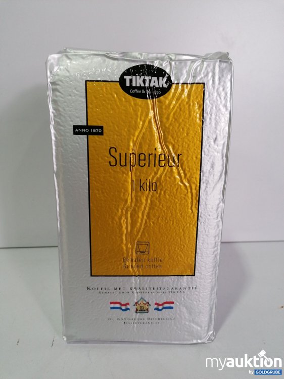 Artikel Nr. 427856: TikTak Superieur Kaffe Gemahlen 1kg 