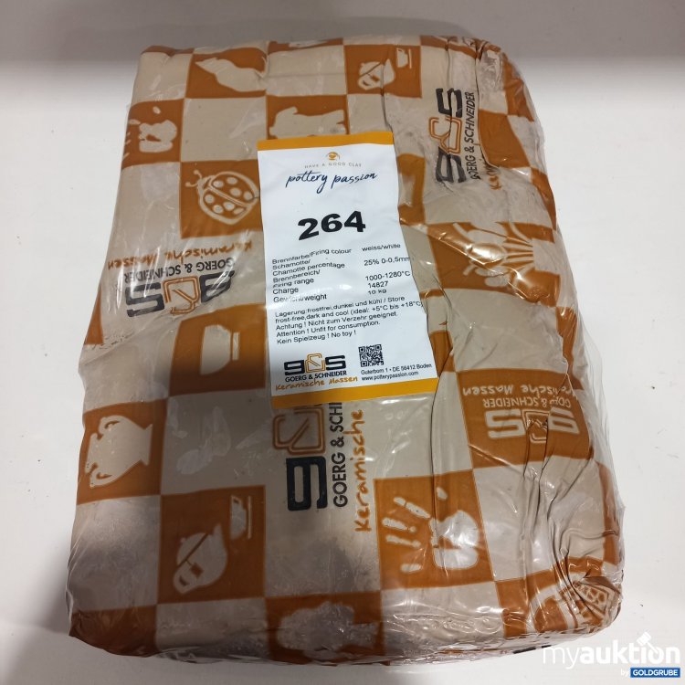 Artikel Nr. 767857: Pottery passion Brennfarbe 264 weiß 10kg 