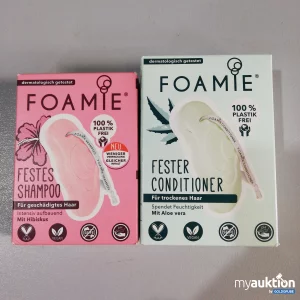 Auktion Foamie Festes Shampoo und Conditioner