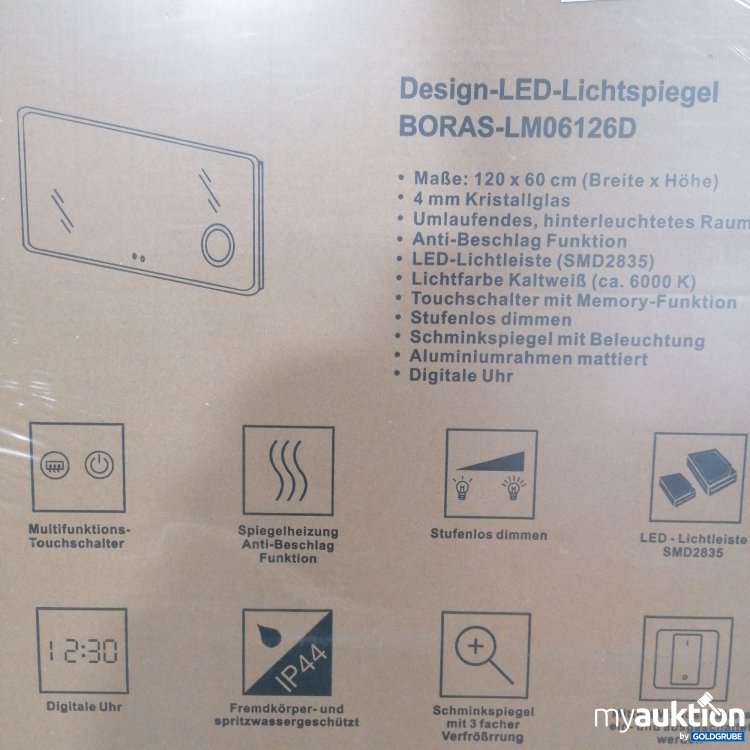 Artikel Nr. 427866: Desing LED Lichtspiegel Boras LM06126D