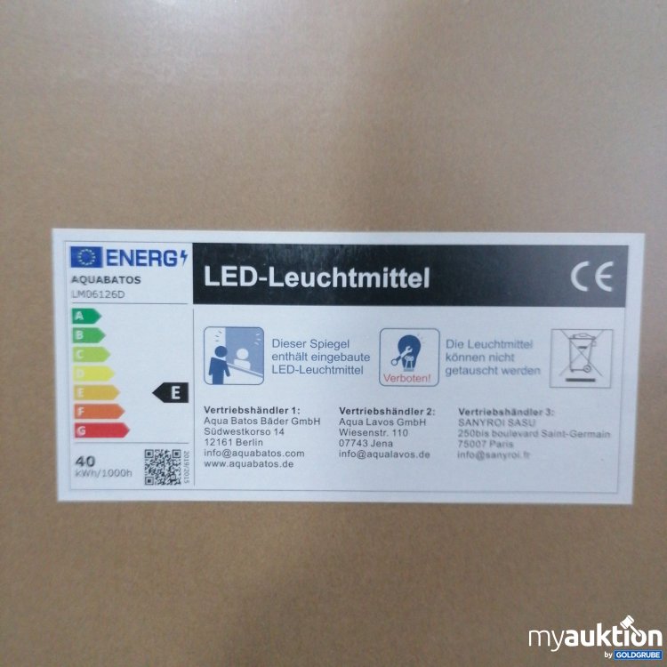 Artikel Nr. 427866: Desing LED Lichtspiegel Boras LM06126D