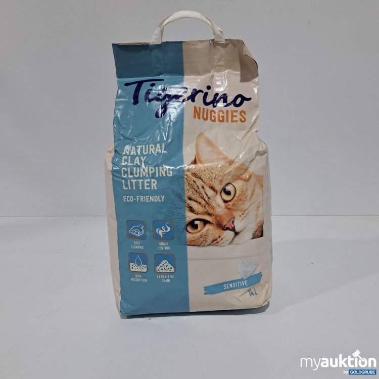 Artikel Nr. 796867: Tigerino Nuggies natural clay clumping litter 14L