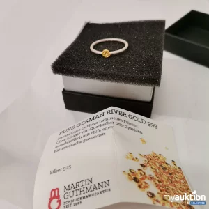 Auktion Ring 925 mit river gold 988