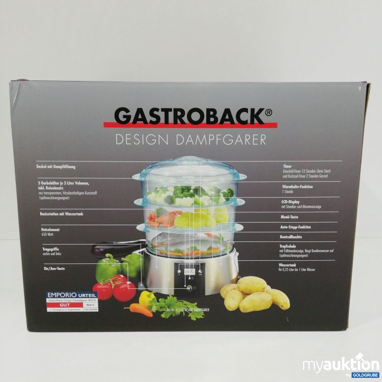 Artikel Nr. 378869: Gastro Back Dampfgarer 42510