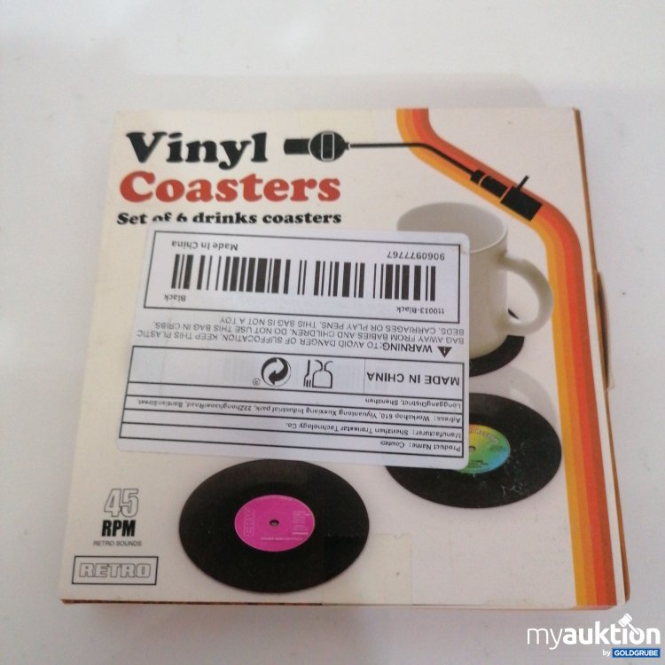 Artikel Nr. 732872: Vinyl Coasters  6stk