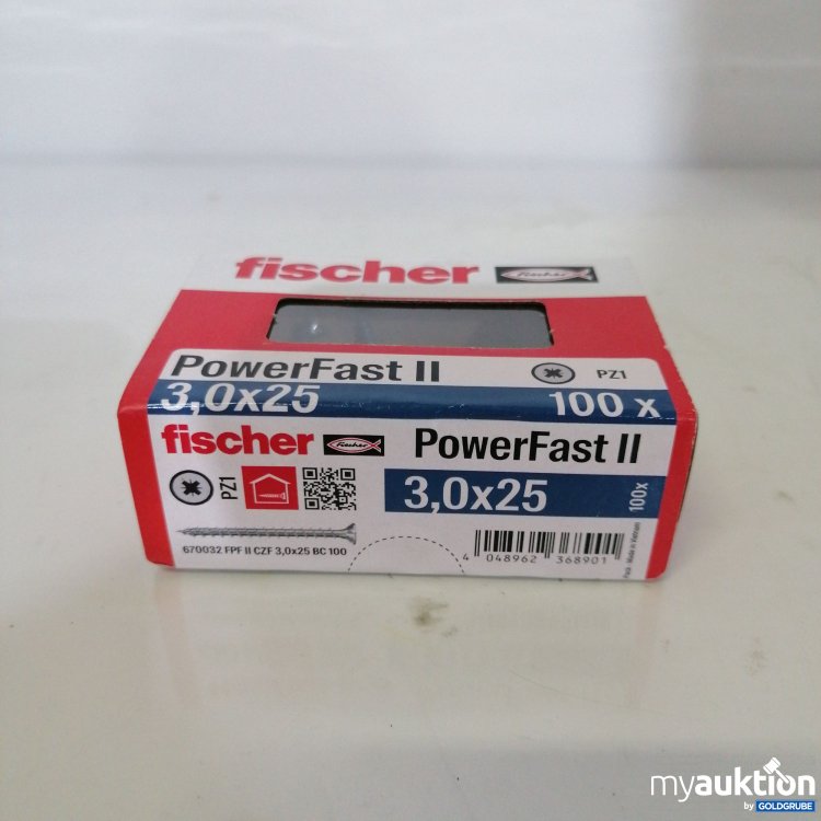 Artikel Nr. 757873: Fischer Power Fast II 3.0x25 100x 