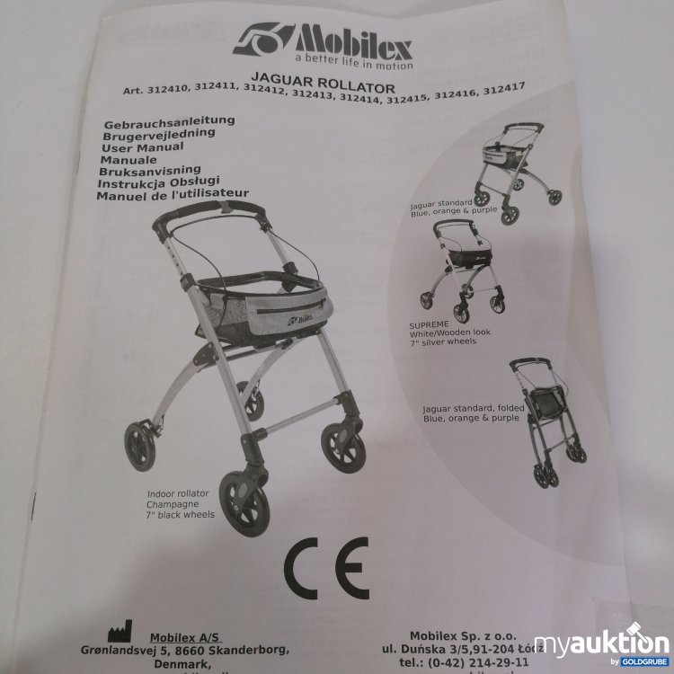 Artikel Nr. 427874: Mobilex Jaguar Rollator