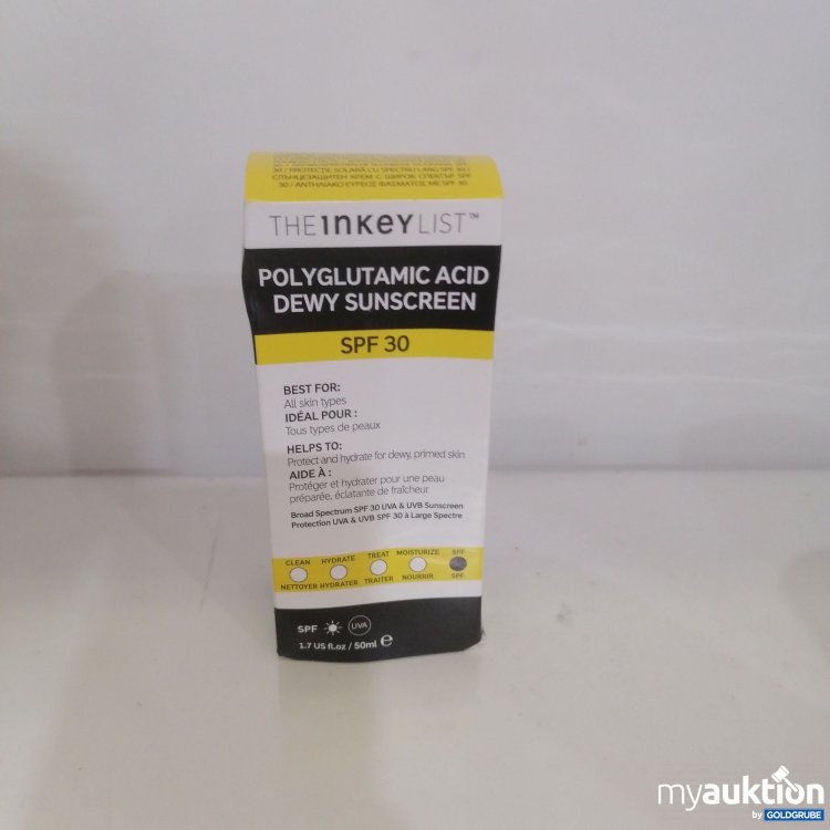 Artikel Nr. 752880: The Inkey List Polyglutamic Acid Dewy Sunscreen SPF30 50ml