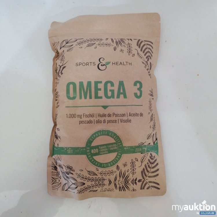 Artikel Nr. 749883: Sports&Healt Omega 3 524g 