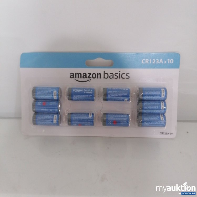 Artikel Nr. 768885: Amazonbasics CR123A Batterien 10 Stück 