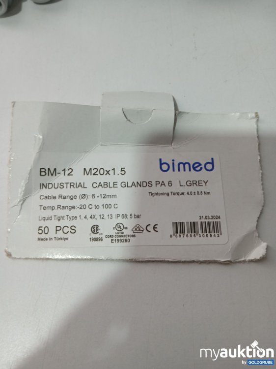 Artikel Nr. 516886: Bimed BM-12 M20x1.5  50stk