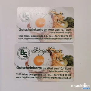 Auktion Brigittenauer Stadl Gutschein Wert 20,-