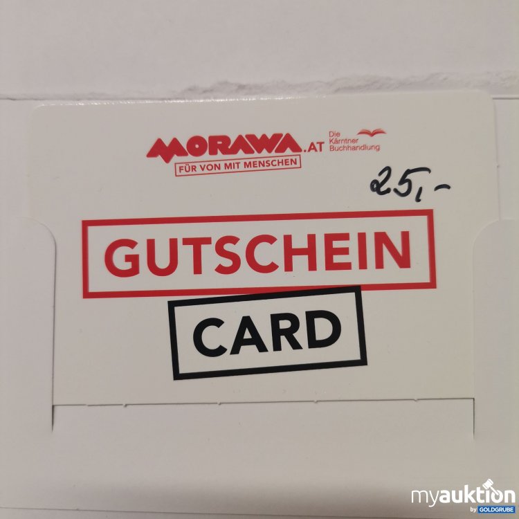 Artikel Nr. 758892: Morawa Gutschein Wert 25,-