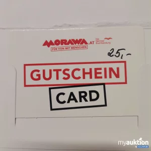 Auktion Morawa Gutschein Wert 25,-