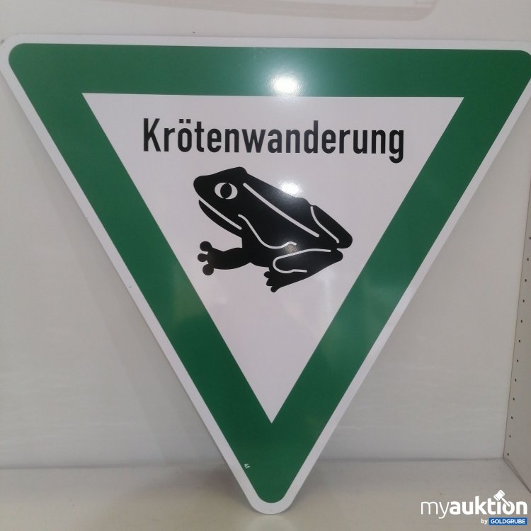 Artikel Nr. 760898: Hinweisschild Krötenwanderung 700mm