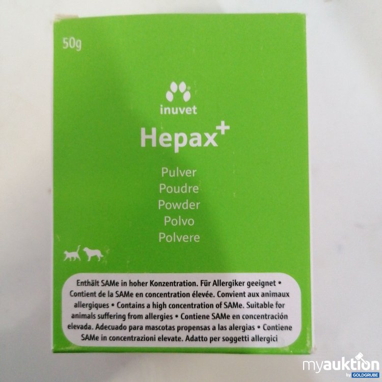 Artikel Nr. 770898: Inuver Hepax Pulver 50g Hund & Katz