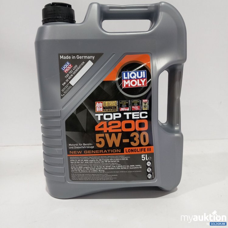 Artikel Nr. 794899: LIQUI MOLY Top Tec 4200 5W-30 New Generation Longlife 3