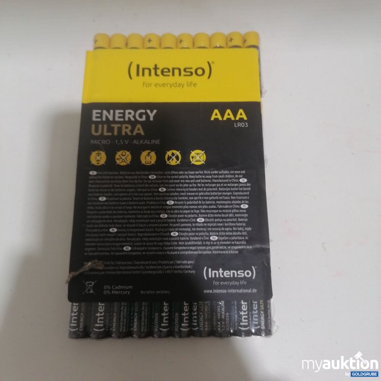 Artikel Nr. 768900: Intenso Energy Ultra AAA Batterien 40 Stück 