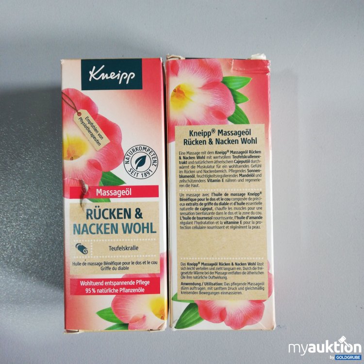 Artikel Nr. 750902: Kneipp Rücken und Nackenwohl Massageöl