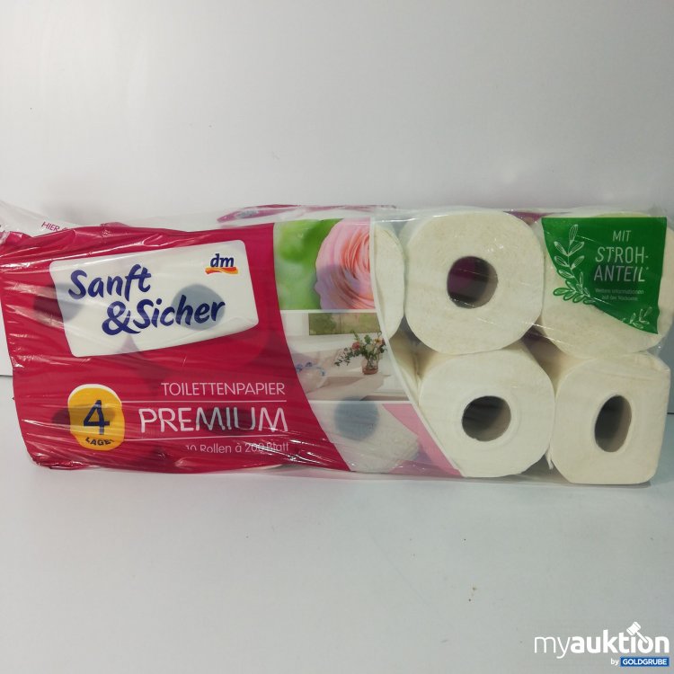 Artikel Nr. 789902: Sanft&sicher Toilettenpapier 10 Rollen 