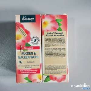 Auktion Kneipp Rücken und Nackenwohl Massageöl