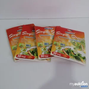 Auktion Sealapack Simply Steam Microwave Cook Bags 30stk